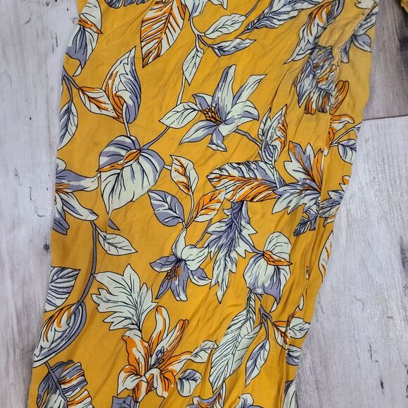 Breeze Ever Floral 100% Rayon Pants Women Size XL - Picture 3 of 7